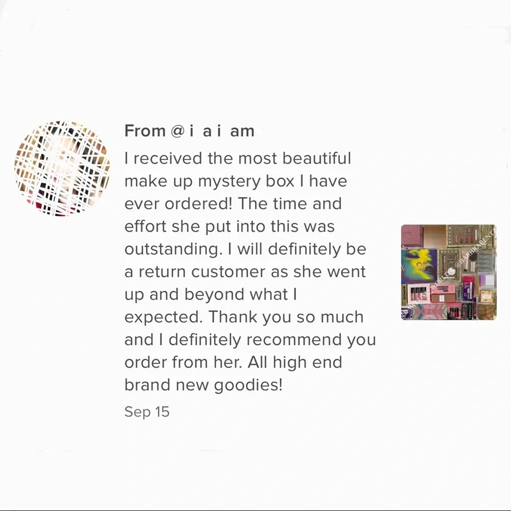 MAKEUP MYSTERY BOX DELUXE HIGH END BRANDS LUXE MYSTERY MAKEUP BOX BRAND NEW BNIB - Picture 14 of 15